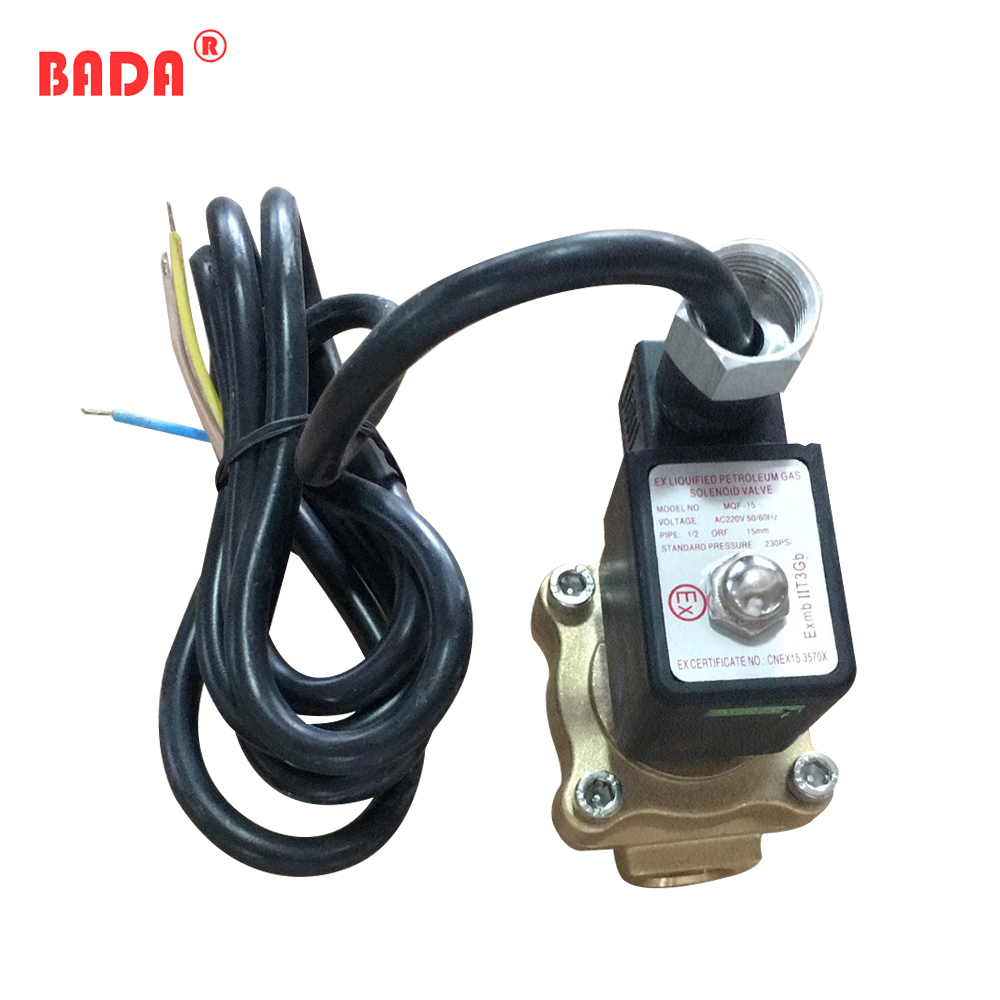 LPG single coil solenoid valve